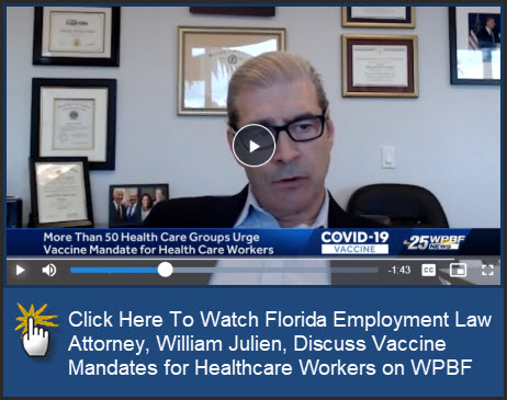 Click to go to the video about vaccine mandates for healthcare workers in Florida