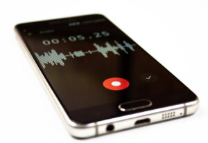 voice recorder on smart phone